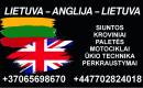 ***LIETUVA ANGLIJA VEŽAM SIUNTAS, PERKRAUSTOM  GERA KAINA +37065698670-0