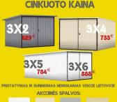 Nauji Skardiniai Garažai Nemokamas Pristatymas ir Surinkimas visoje Lietuvoje-0