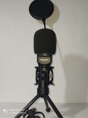Mikrafonas USB Condenser su stovu 1.5m-0