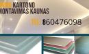 Gipso kartono montavimas Kaunas-0