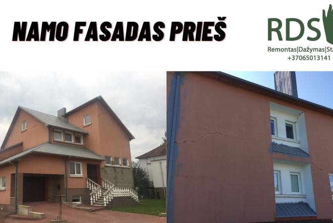 Pastatų lauko, vidaus dažymo, plovimo darbai-0