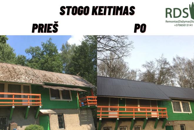 Stogo darbai, remontas, dengimas-0