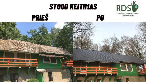 Stogo darbai, remontas, dengimas-0