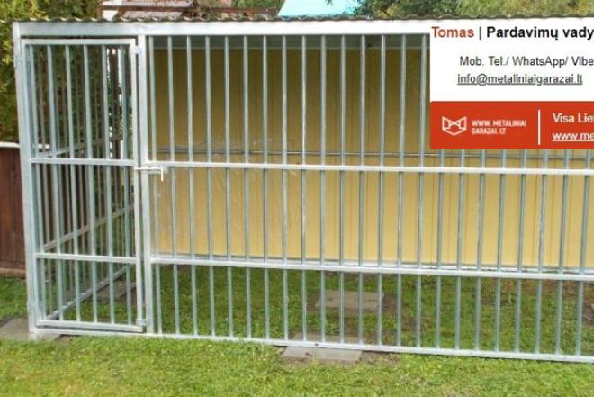 Nauji- kokybiški metaliniai voljerai, visa Lietuva.-0