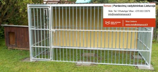 Nauji- kokybiški metaliniai voljerai, visa Lietuva.-0
