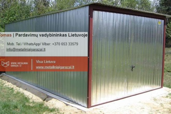 Nauji - kokybiški metaliniai garažai, visa Lietuva.-0