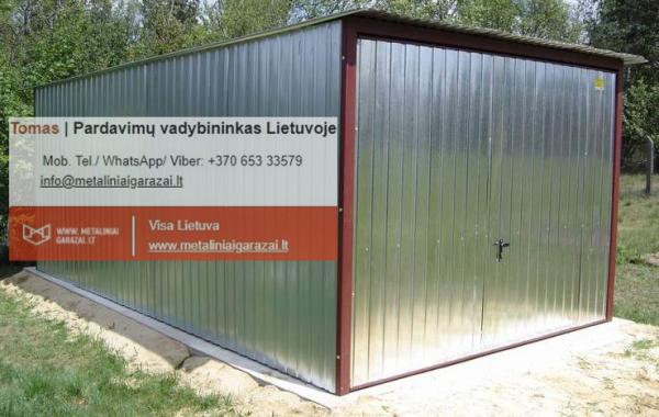 Nauji - kokybiški metaliniai garažai, visa Lietuva.-0