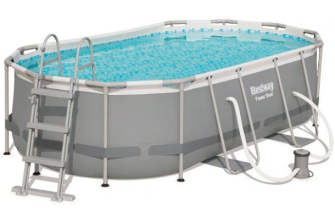 Karkasinis baseinas Bestway Power Steel 427×250 Cm-0