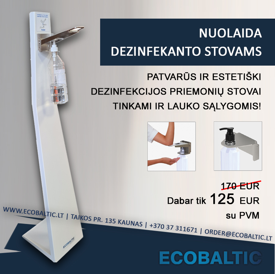Stovas dezinfektantui su nuolaida-0