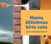Namų šiltinimas biria vata-0