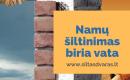 Namų šiltinimas biria vata-0