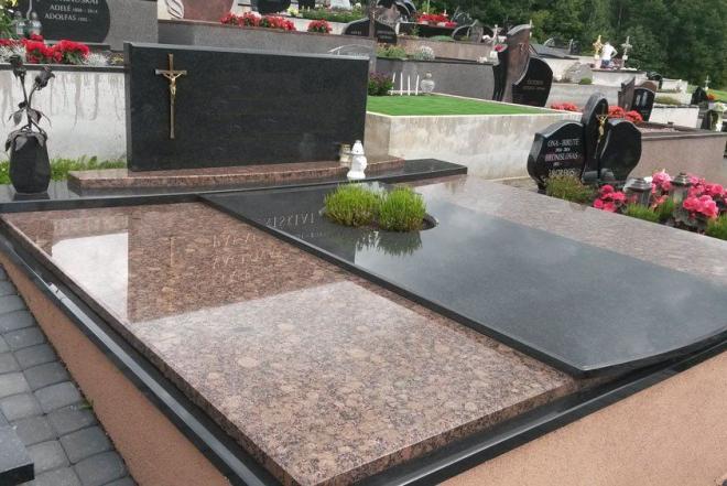 Paminklai, paminklų gamyba, kapų tvarkymas, plokštės kapams-0