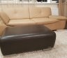 Juodojo alksnio trivietė sofa ir pufai-0