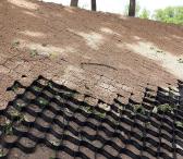 Geojuostos - šlaitų sutvirtinimui, tvenkinių krantams, aikštelėms, keliams, pakrančių tvirtinimas, šlaito tvirtinimas, kelio tiesimas, aikštelių įrengimas, tvenkinių krantų tvirtinimas, geokorys, geocelės, geojuostos, korys, geosistemos, šlaito slinkimas-0