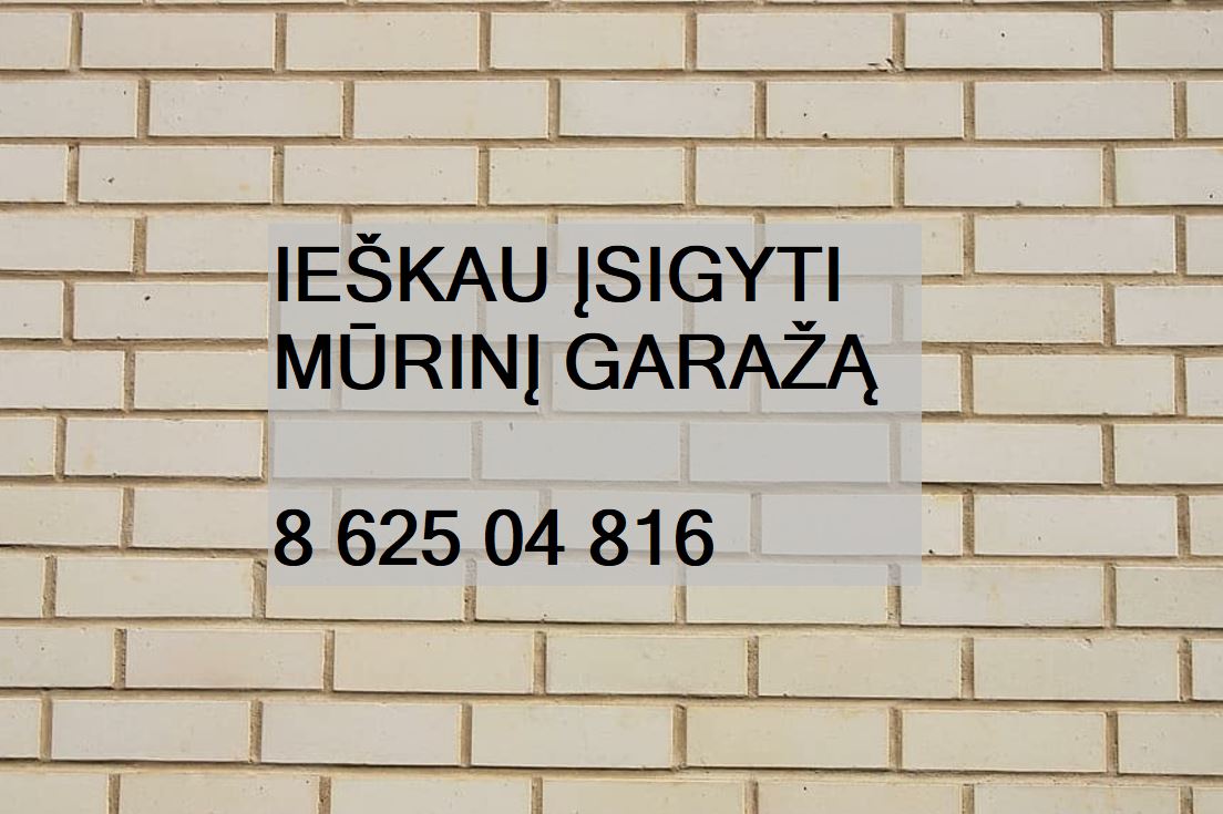Perku garažą Anykščiuose-0