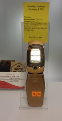 Mobilusis telefonas " Samsung E500"-0