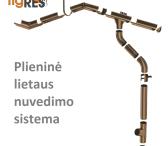 PLIENINĖ LIETAUS NUVEDIMO SISTEMA UŽ SUPER KAINĄ !!! 30 METŲ GARANTIJA!-0
