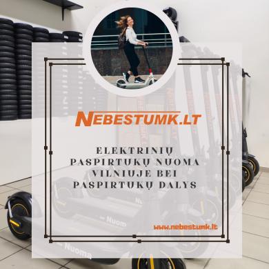 Elektrinių paspirtukų nuoma Vilniuje bei paspirtukų detalės-0