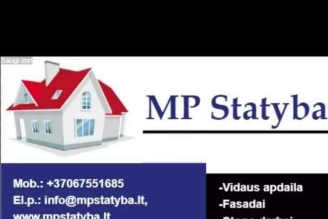 VIDAUS APDAILOS DARBAI SU GARANTUOTA KOKYBE!!!-0