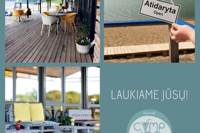 ATVYKITE Į KAUNAS CampInn BARĄ. Stebėkite gražiausius panoraminius vaizdus mieste! Su puodeliu kavos rankose, bei paragaukite su meile patiekiamo maisto!-0