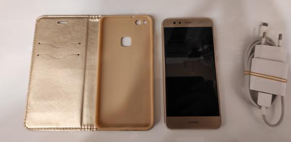 Huawei P10 Lite naudotas telefonas, kaina 60 eurų. Su įkrovikliu, geros būklės, su originalia plėvele.-0
