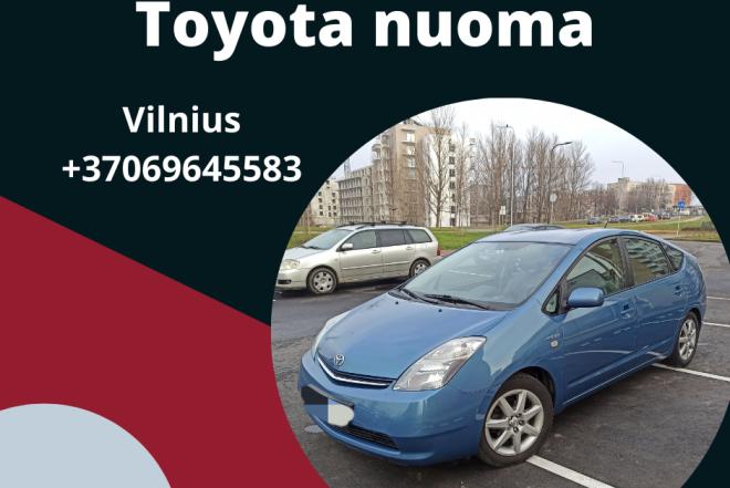 Toyota Prius nuoma Vilnius (su dujine įranga)-0