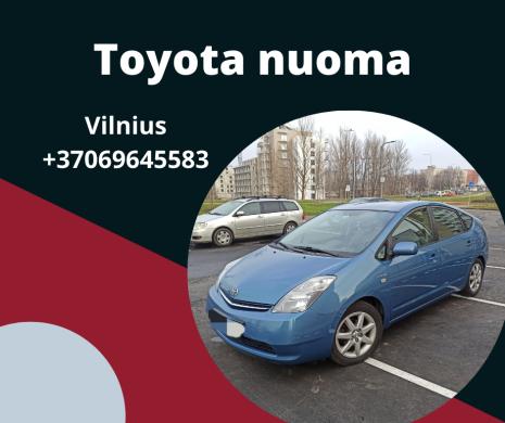 Toyota Prius nuoma Vilnius (su dujine įranga)-0