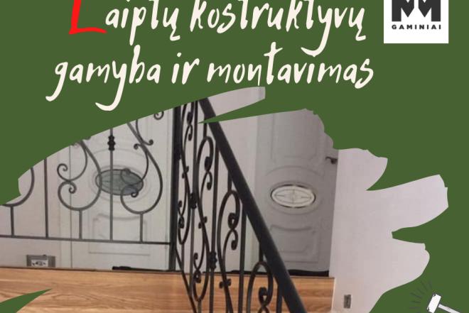 LAIPTŲ KOSTRUKTYVŲ GAMYBA IR MONTAVIMAS-0