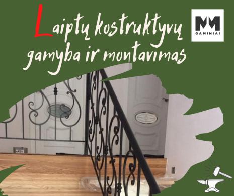 LAIPTŲ KOSTRUKTYVŲ GAMYBA IR MONTAVIMAS-0