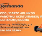 Sodo/daržo aplinkos tvarkymui skirtų įrankių ir mechanizmų nuoma-0