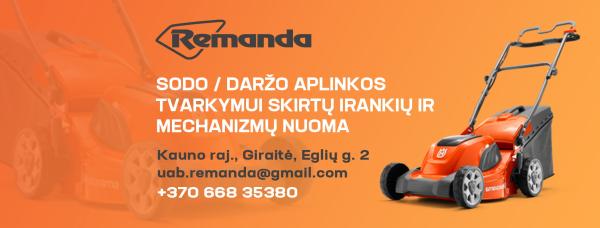 Sodo/daržo aplinkos tvarkymui skirtų įrankių ir mechanizmų nuoma-0