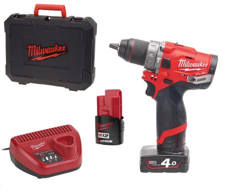Akum. smūginis gręžtuvas Milwaukee M12 Fpd-421x-0