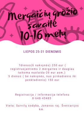 Mergaičių grožio savaitė-0