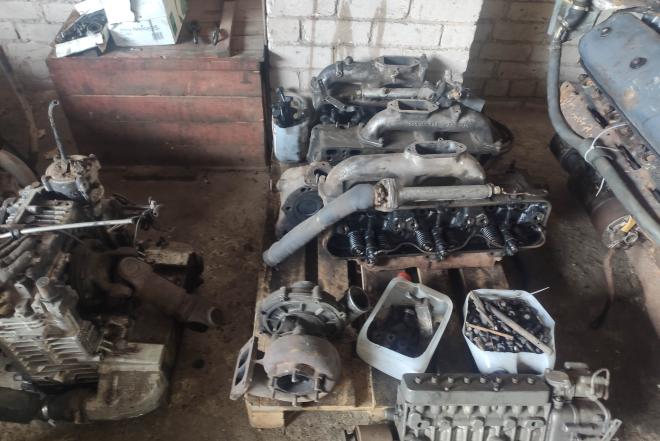 Maz V6, V6turbo, V8, V8turbo varikliai dalimis.-0