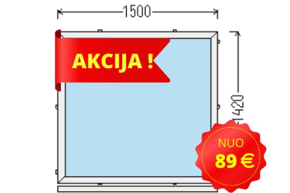 AKCIJA! KOKYBIŠKI PLASTIKINIAI LANGAI PIGIAU!-0
