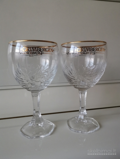 Parduodu, Belgiškas, nuostabaus grožio, 0,5 ltr.  ''GRIMBERGEN'',  firmines alaus taures-0