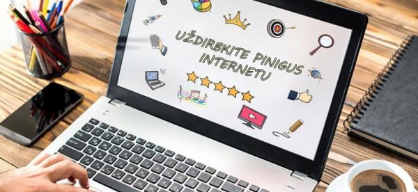 Uždirbkite iki 1000€/mėn internetu. Pradėkite jau šiandien!-0