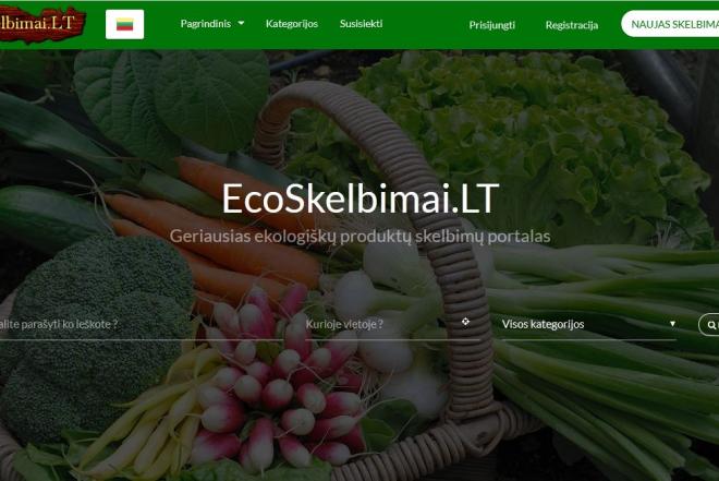 Parduodu domeną EcoSkelbimai.LT-0