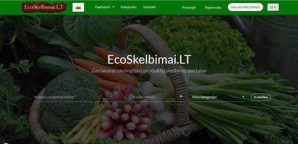 Parduodu domeną EcoSkelbimai.LT-0