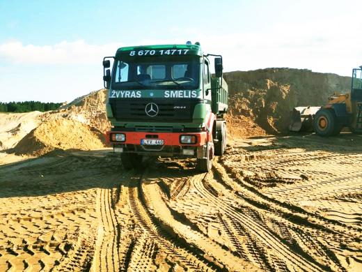 Žvyras, Smėlis, Skalda, Atsijos, Augalinis 1-16 m3-4