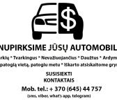 Ieskome pirkti automobilius, siulo bendrai sutarta draugiska kaina-0