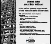 Siūlome darbą armatūros rišėjams-0