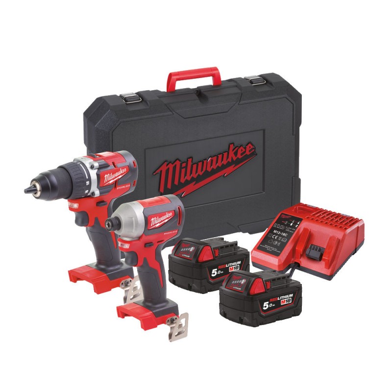 Akum. suktuvų rinkinys Milwaukee M18 Cblpp2b-502c-0