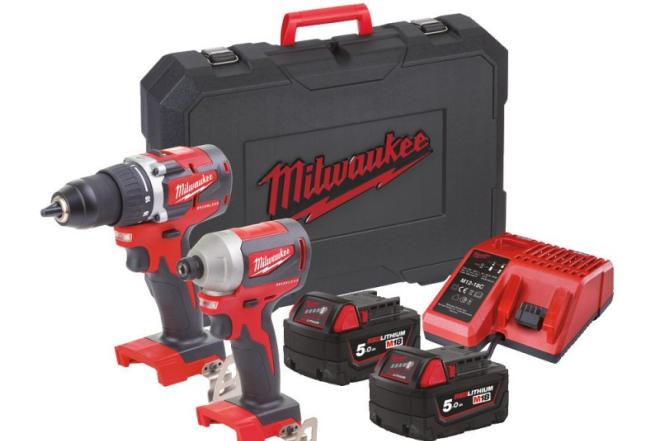 Akum. suktuvų rinkinys Milwaukee M18 Cblpp2b-502c-0