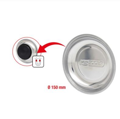 Nerūdijančio plieno magnetinis padėklas, 150 mm-0