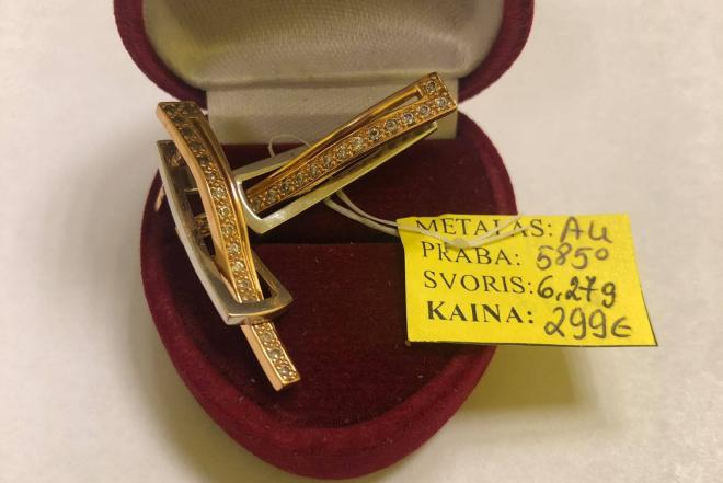 Auksiniai auskarai 6,27g-0