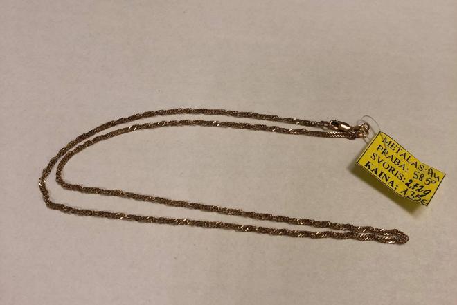 Auksinė grandinėlė 2,72g-0