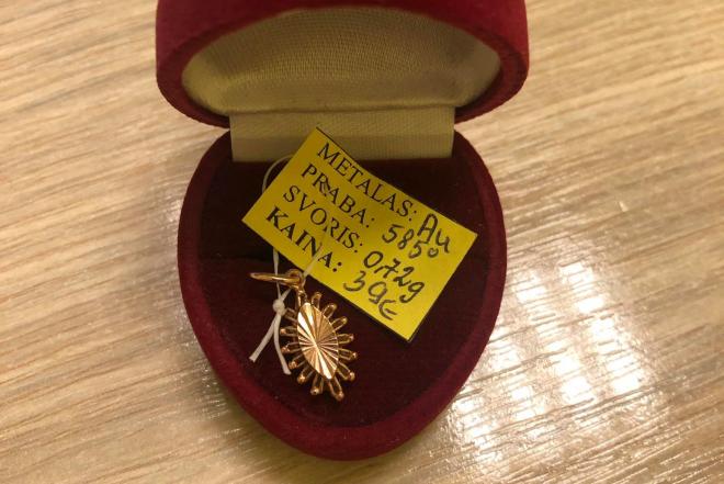 Auksinis pakabukas 0,72g-0