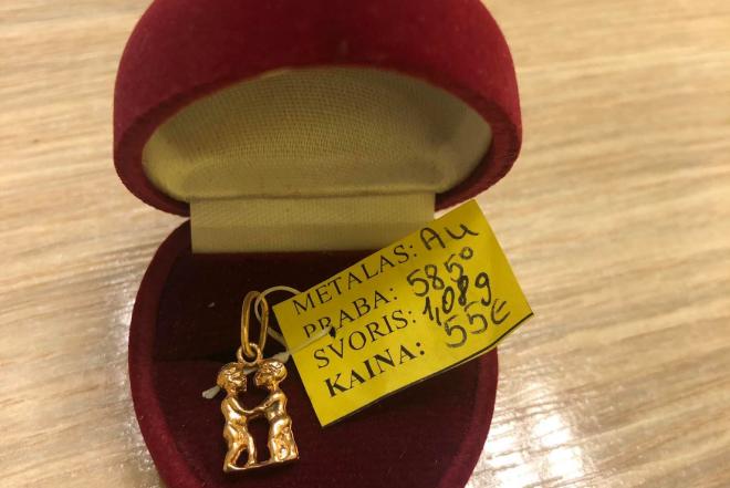 Auksinis pakabukas 1,08g-0