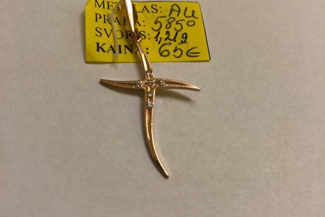 Auksinis pakabukas 1,21g-0